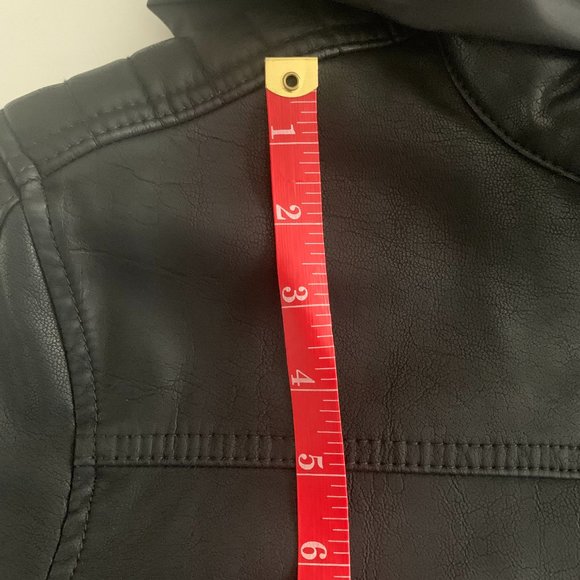 NWT Marc Anthony Leather Jacket with Detachable Hood Size M - Picture 12 of 15
